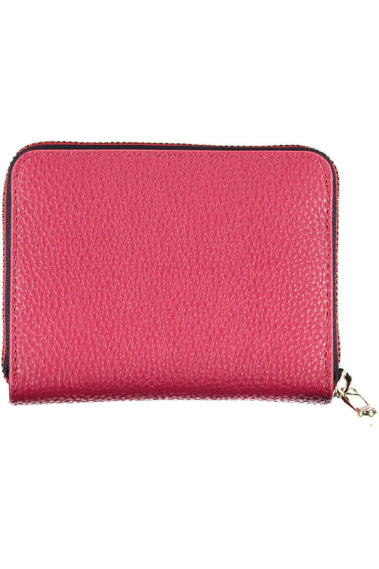 Tommy Hilfiger Red Polyurethane Women Wallet