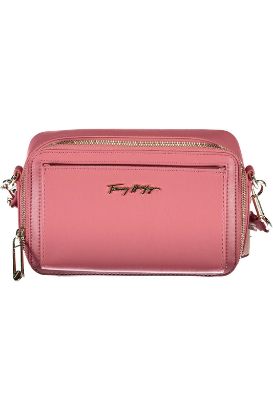 Tommy Hilfiger Pink Polyurethane Women Handbag