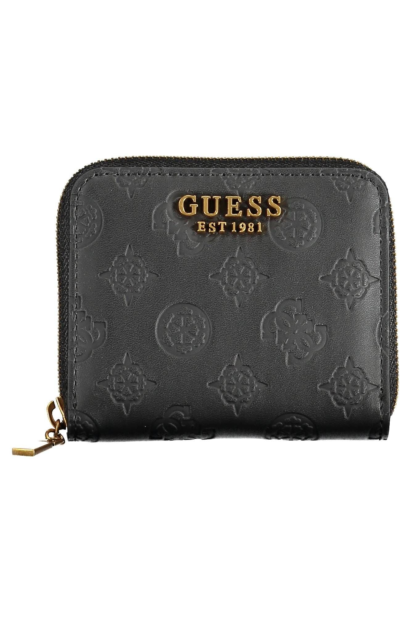 Guess Jeans Black Polyurethane Women Wallet