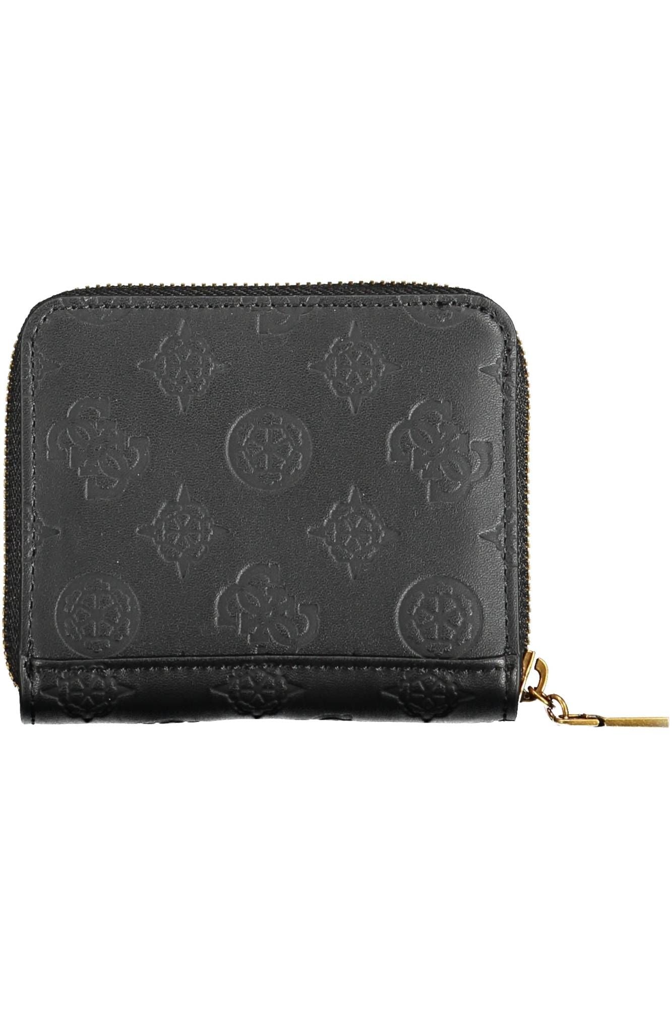 Guess Jeans Black Polyurethane Women Wallet