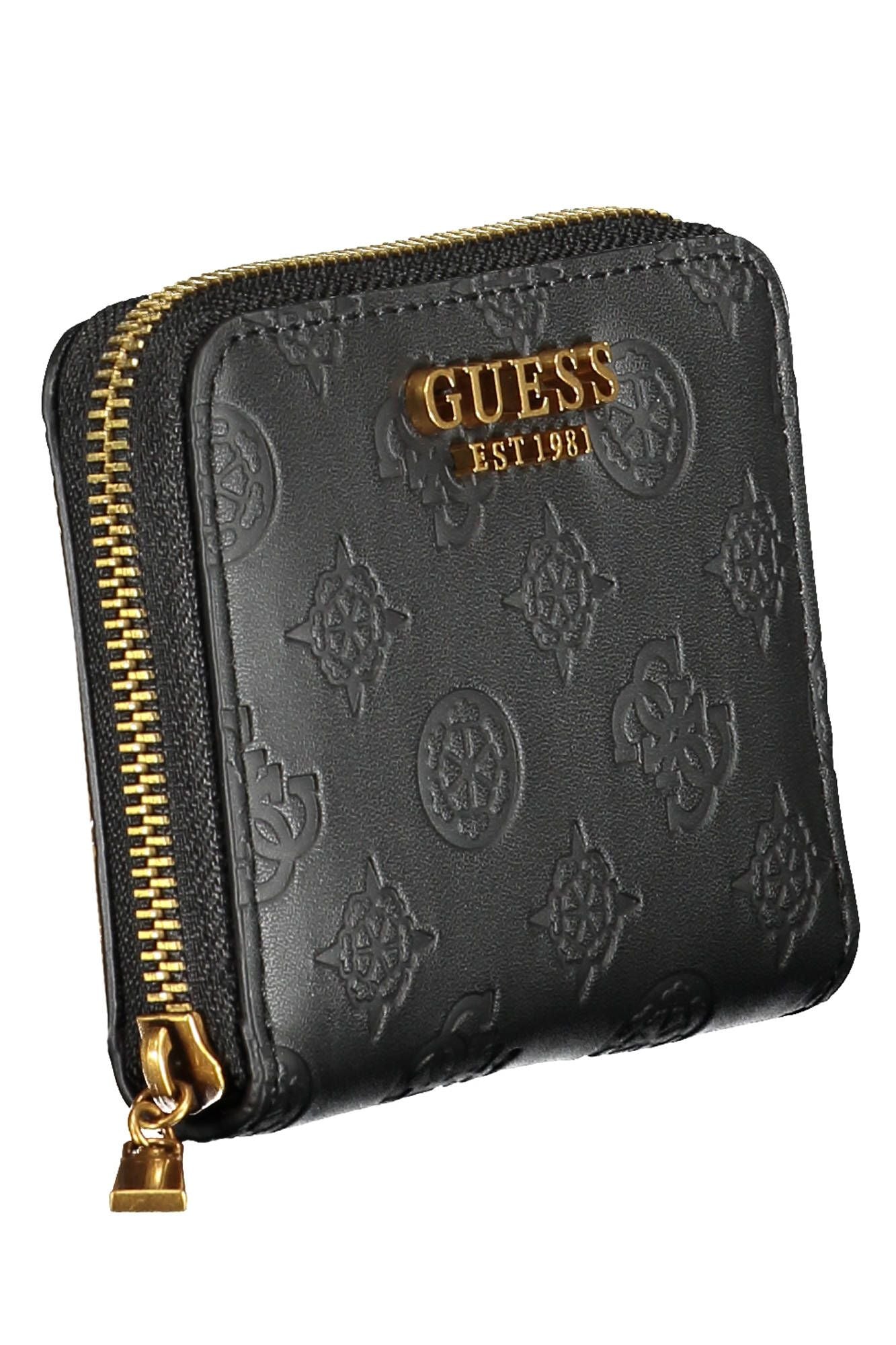 Guess Jeans Black Polyurethane Women Wallet