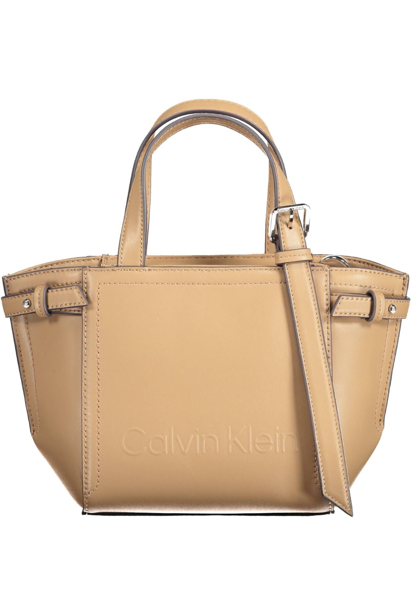 Calvin Klein Brown Polyester Women Handbag