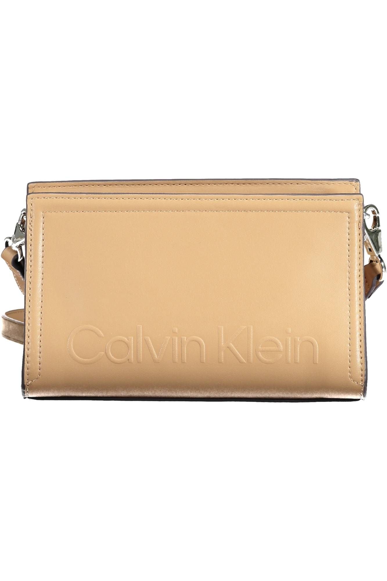 Calvin Klein Brown Polyester Women Handbag