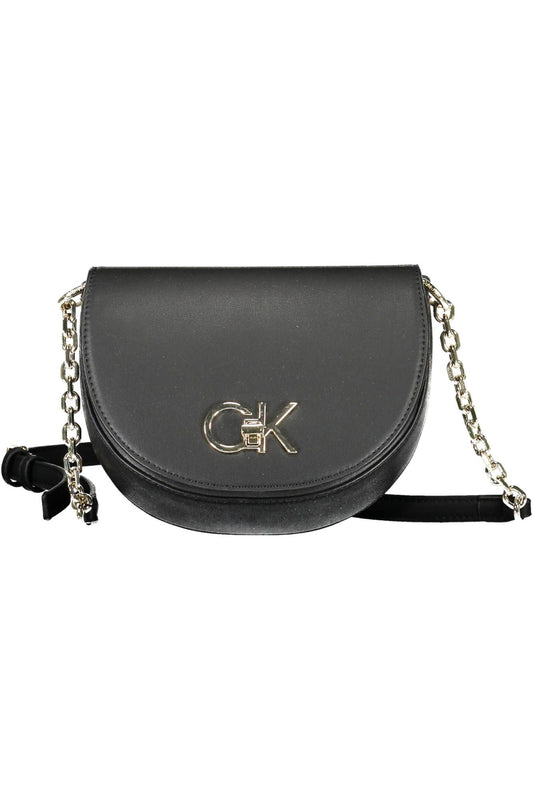 Calvin Klein Black Polyester Women Handbag