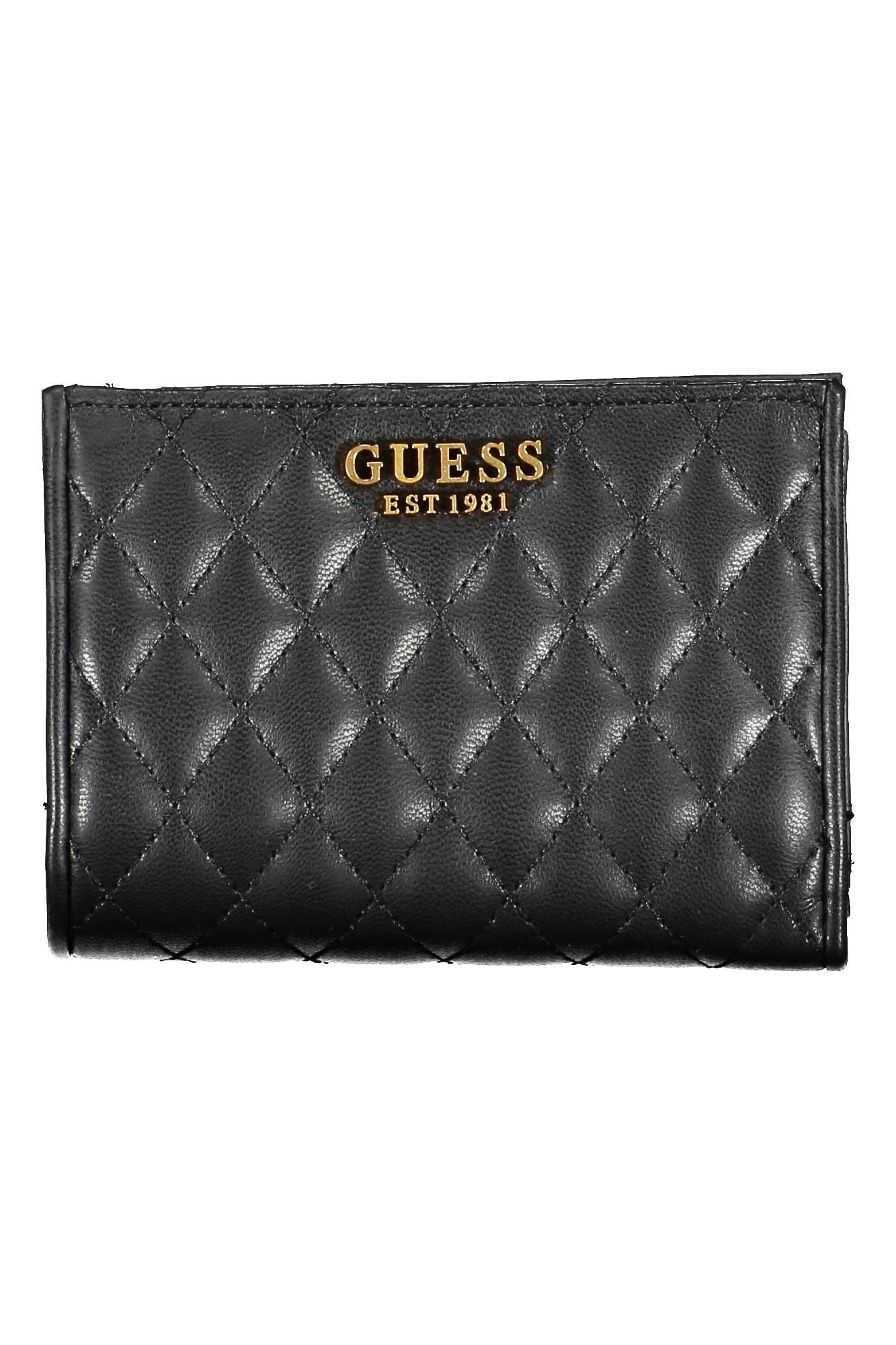 Guess Jeans Black Polyurethane Women Wallet