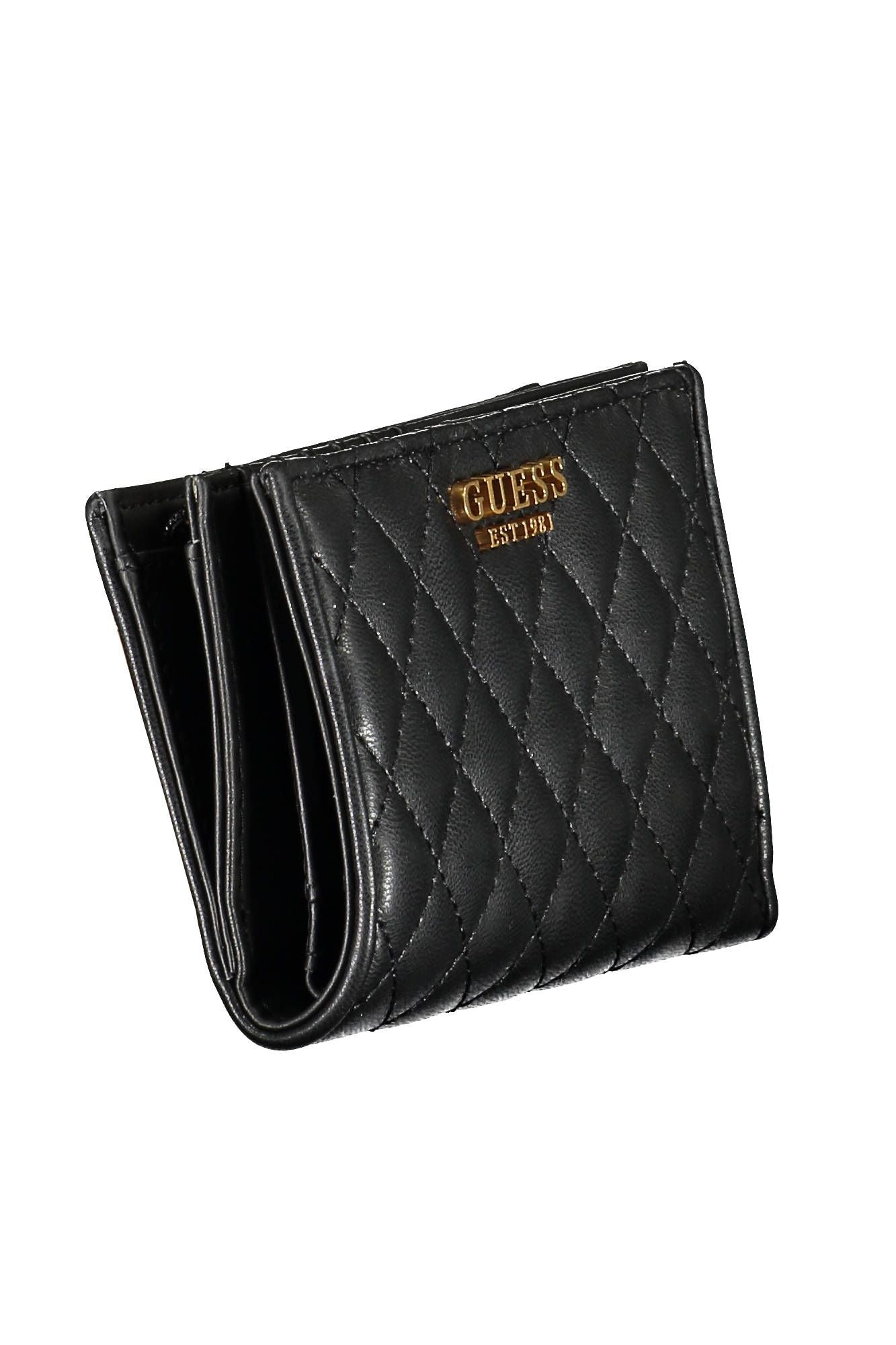 Guess Jeans Black Polyurethane Women Wallet