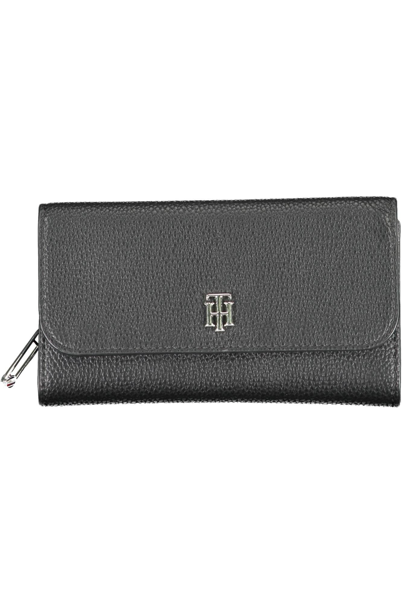 Tommy Hilfiger Black Polyurethane Women Wallet