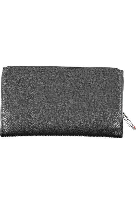 Tommy Hilfiger Black Polyurethane Women Wallet