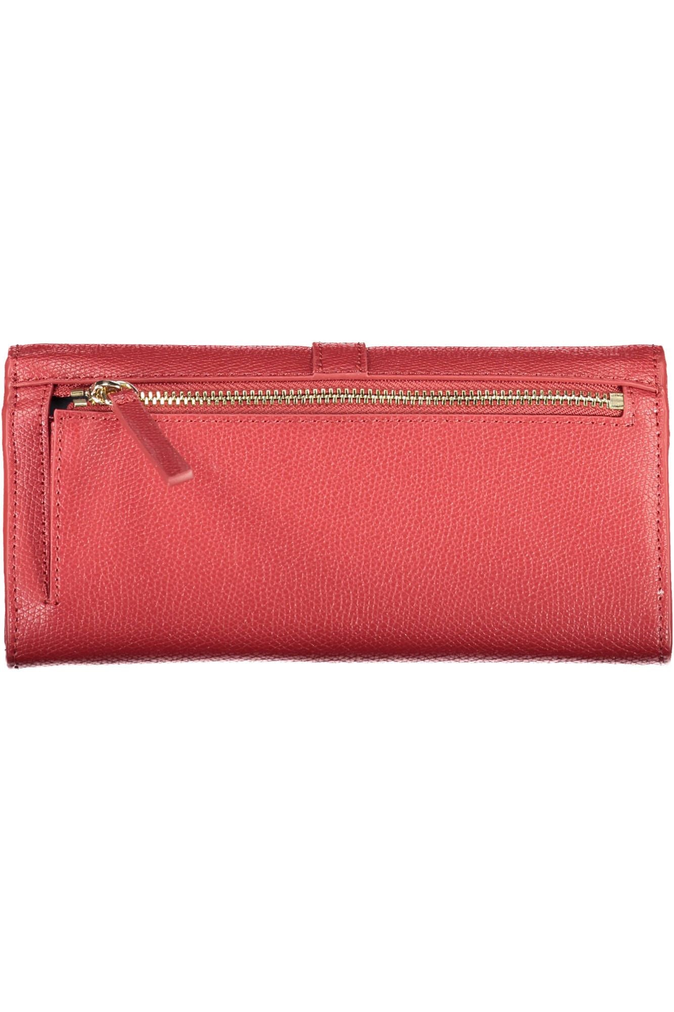 Tommy Hilfiger Red Polyurethane Women Wallet