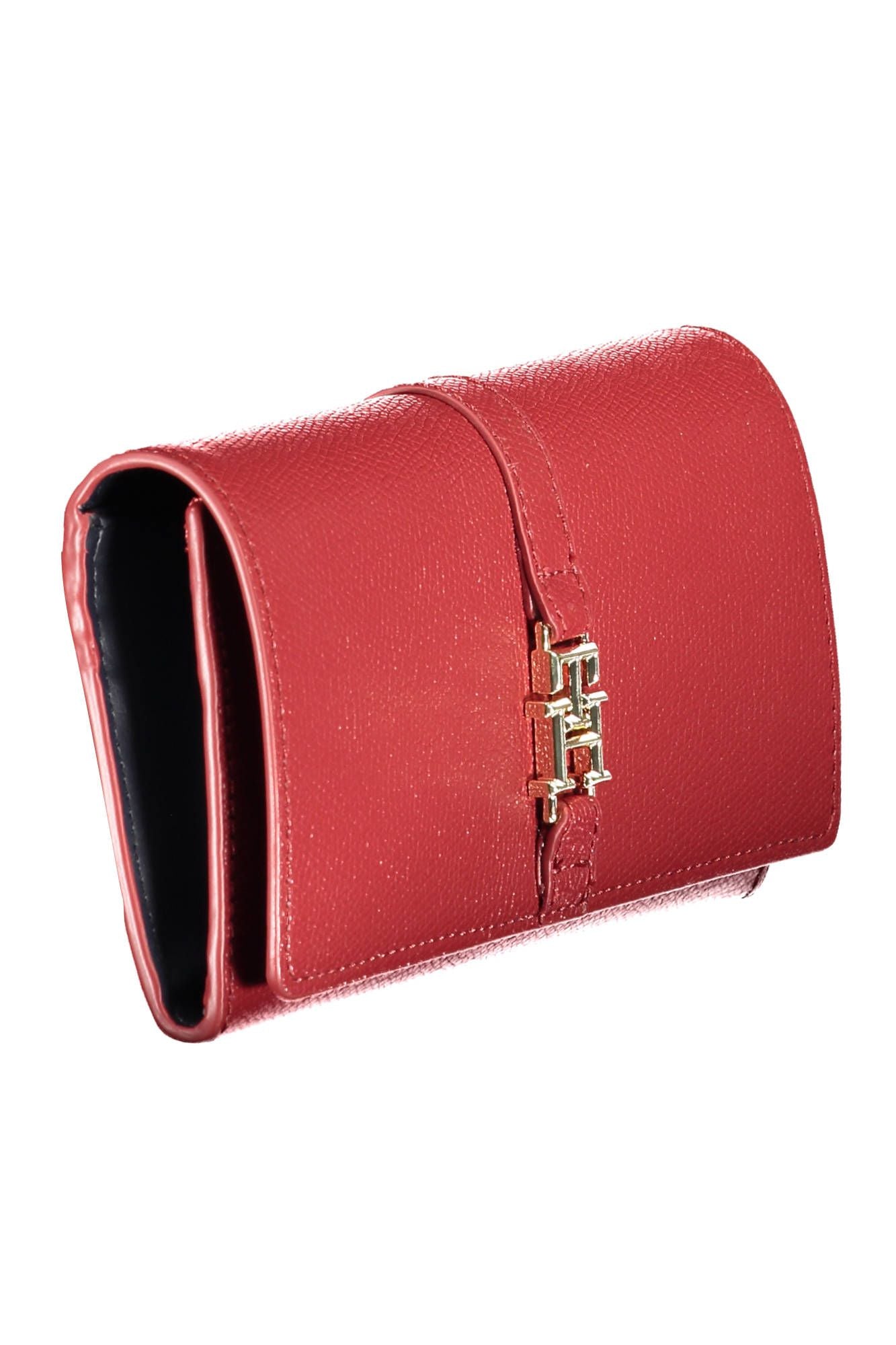 Tommy Hilfiger Red Polyurethane Women Wallet