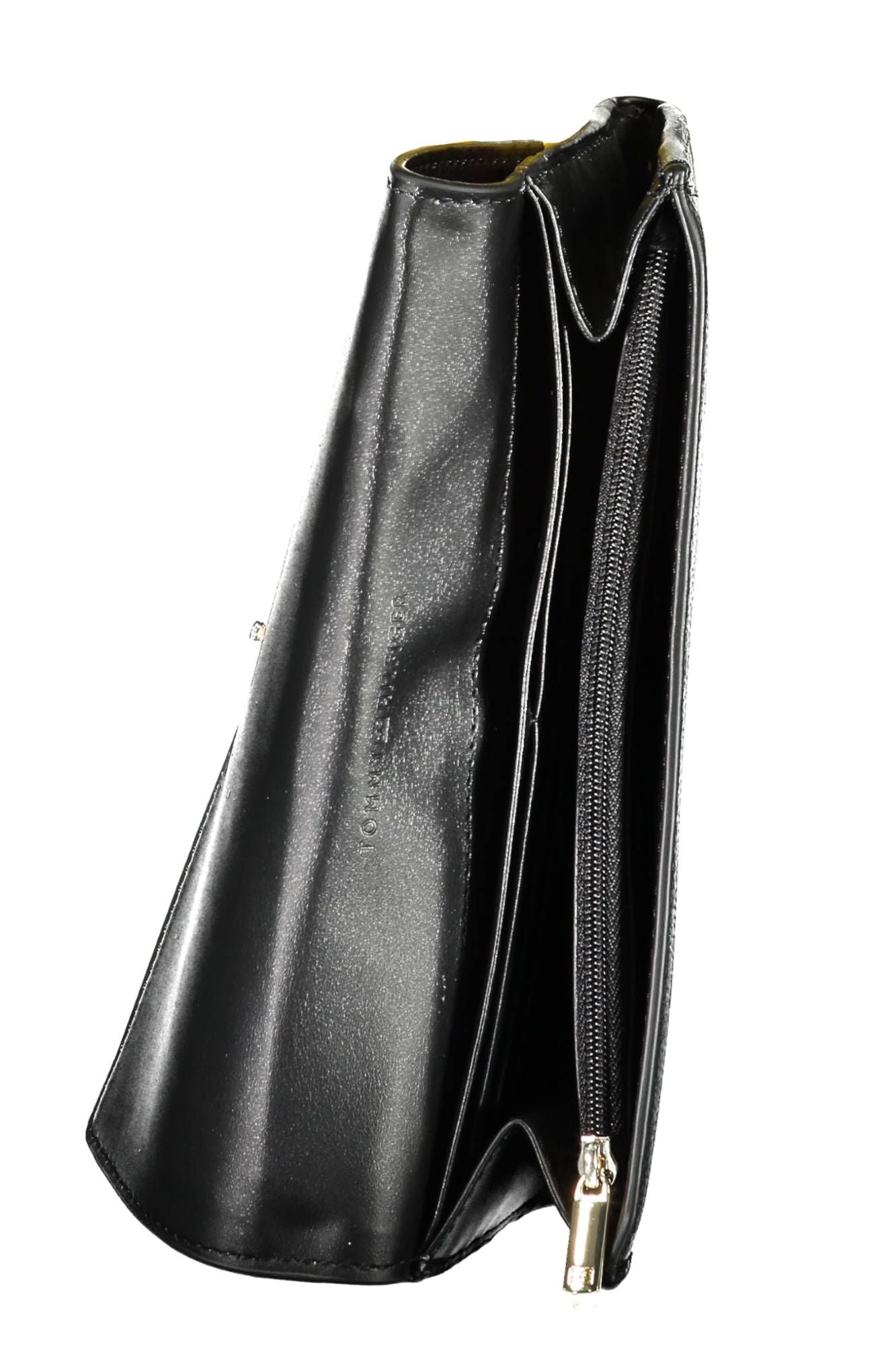 Tommy Hilfiger Black Polyurethane Women Wallet