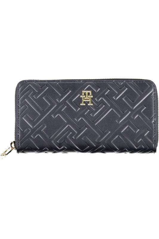 Tommy Hilfiger Blue Polyurethane Women Wallet