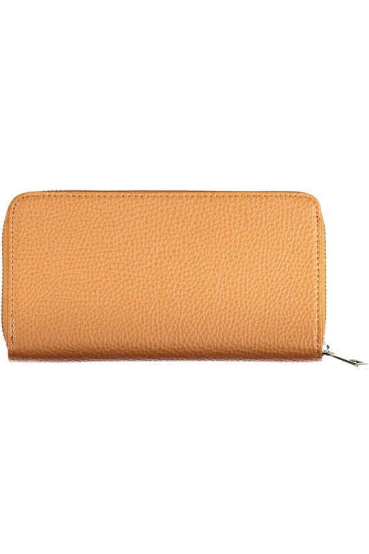 BYBLOS Brown Polyurethane Women Wallet