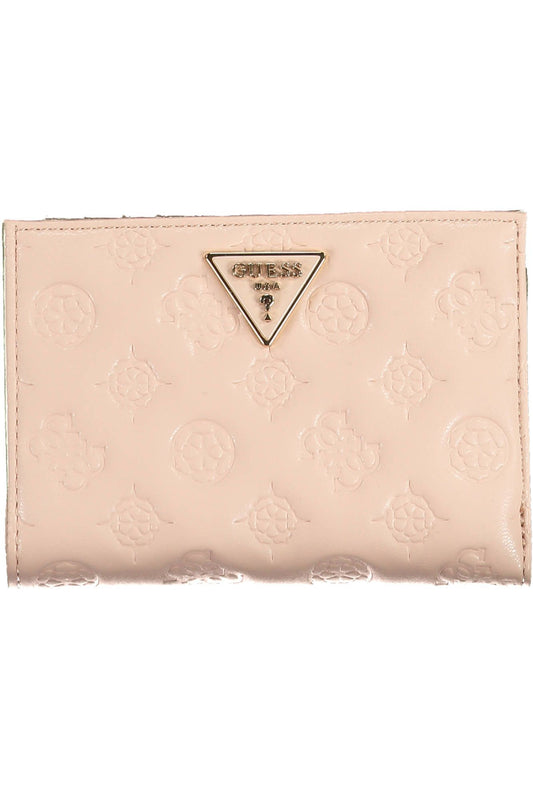 Guess Jeans Pink Polyurethane Women Wallet