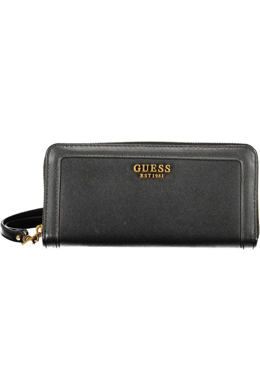 Guess Jeans Black Polyurethane Women Wallet