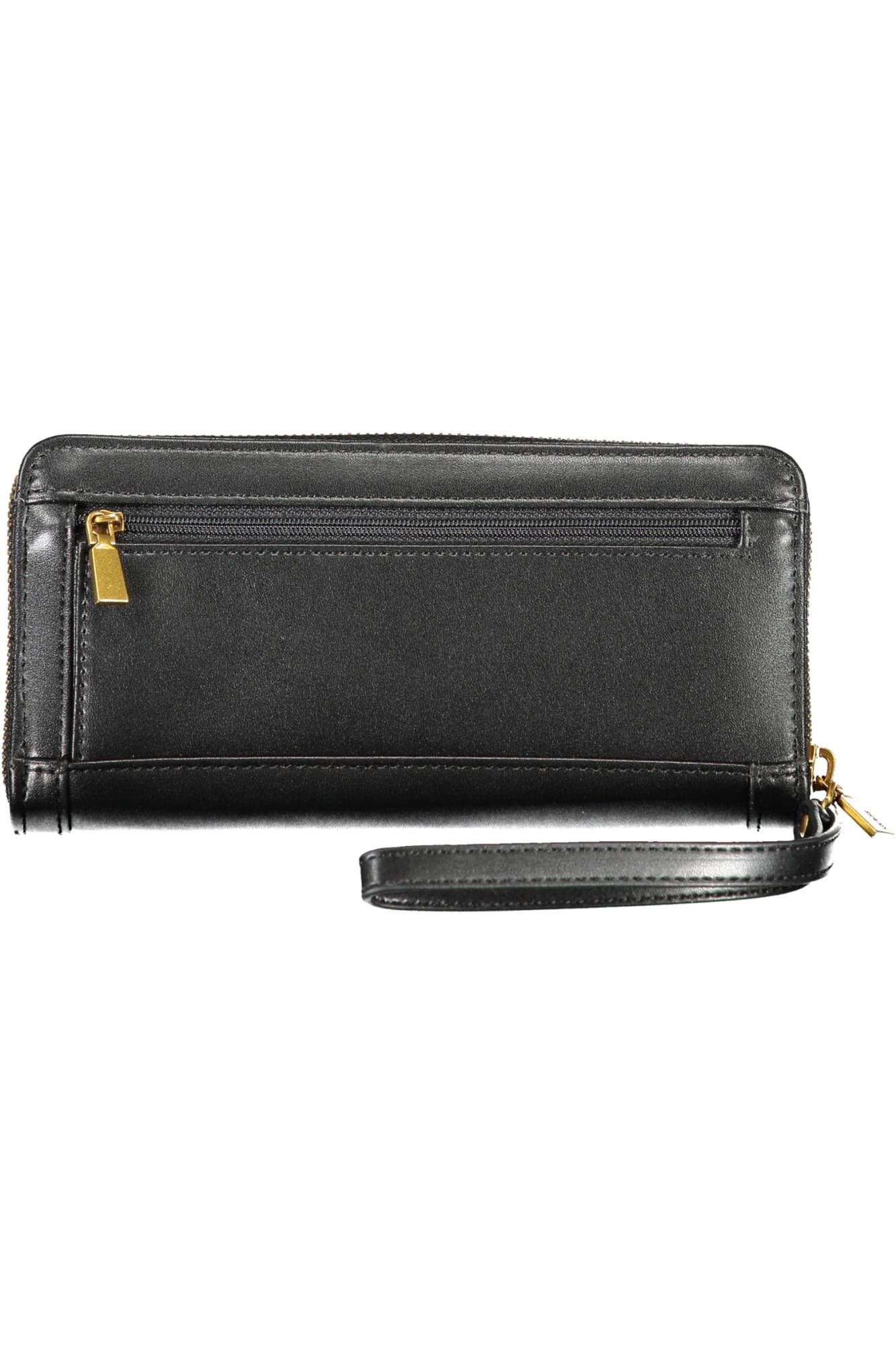 Guess Jeans Black Polyurethane Women Wallet