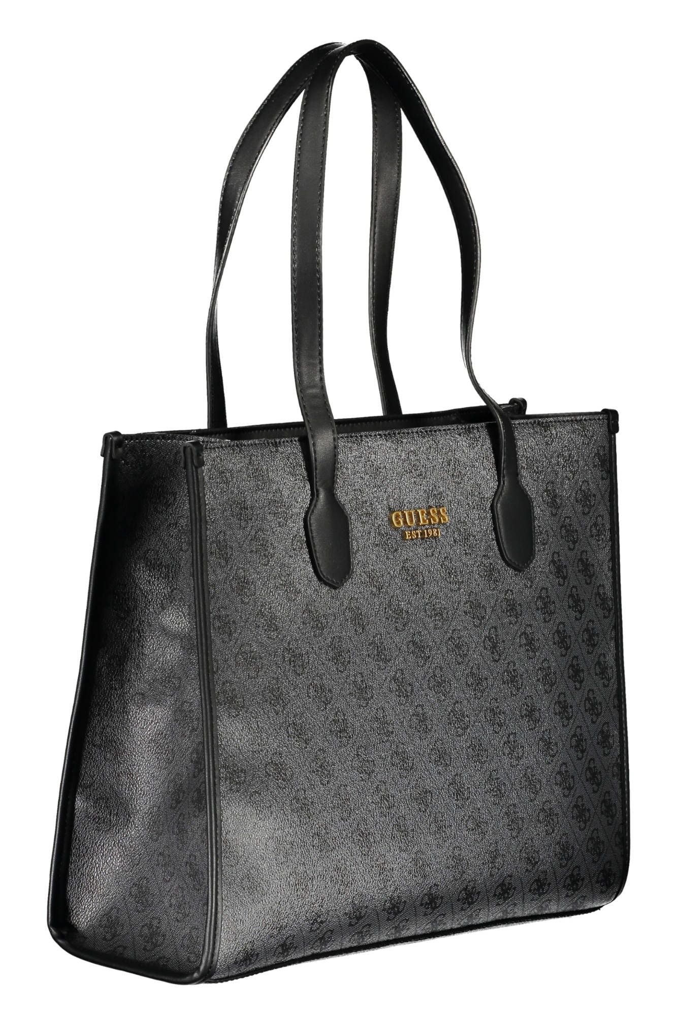 Guess Jeans "Black Polyurethane Women Handbag"