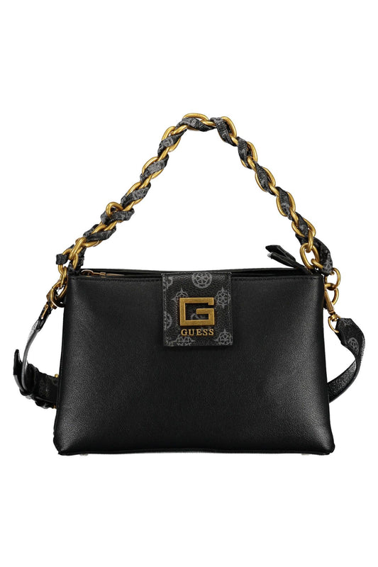 Guess Jeans Black Polyurethane Women Handbag