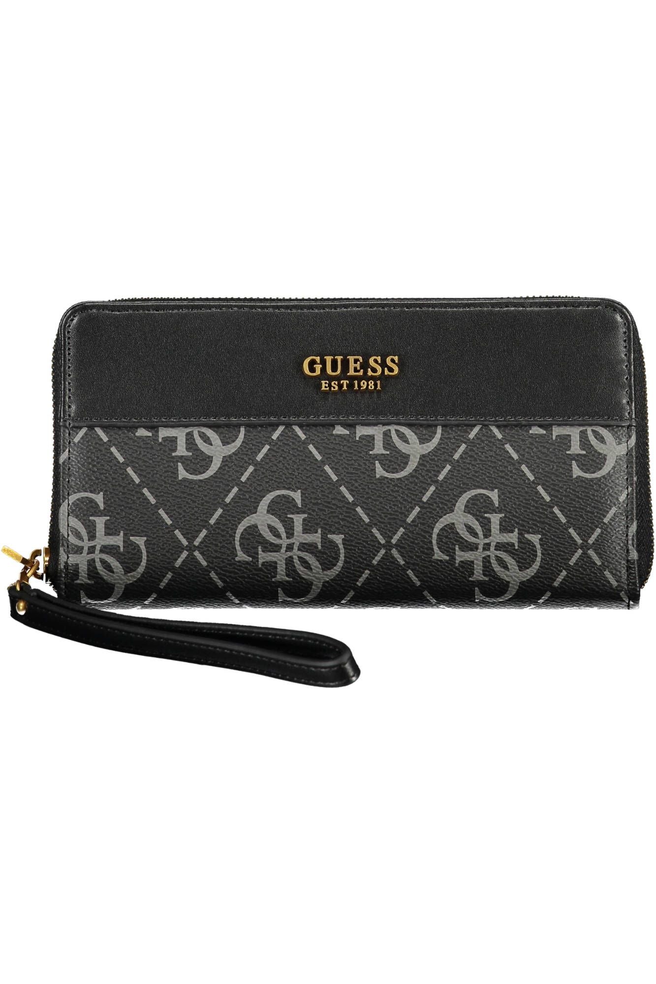 Guess Jeans Black Polyurethane Women Wallet