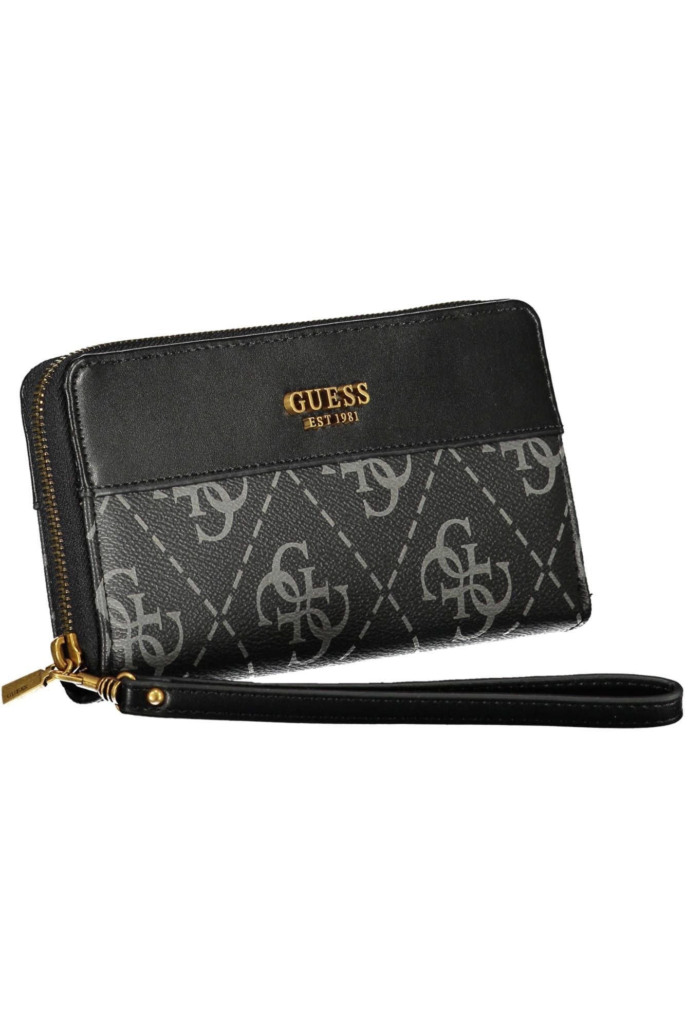 Guess Jeans Black Polyurethane Women Wallet