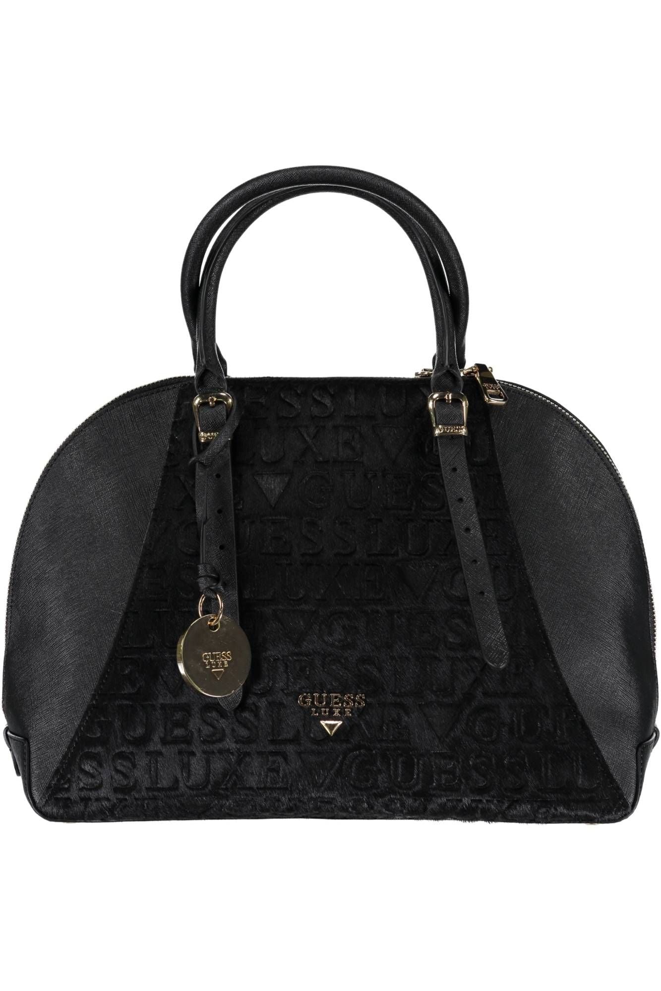 Guess Jeans Black Leather Women Handbag