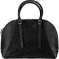 Guess Jeans Black Leather Women Handbag