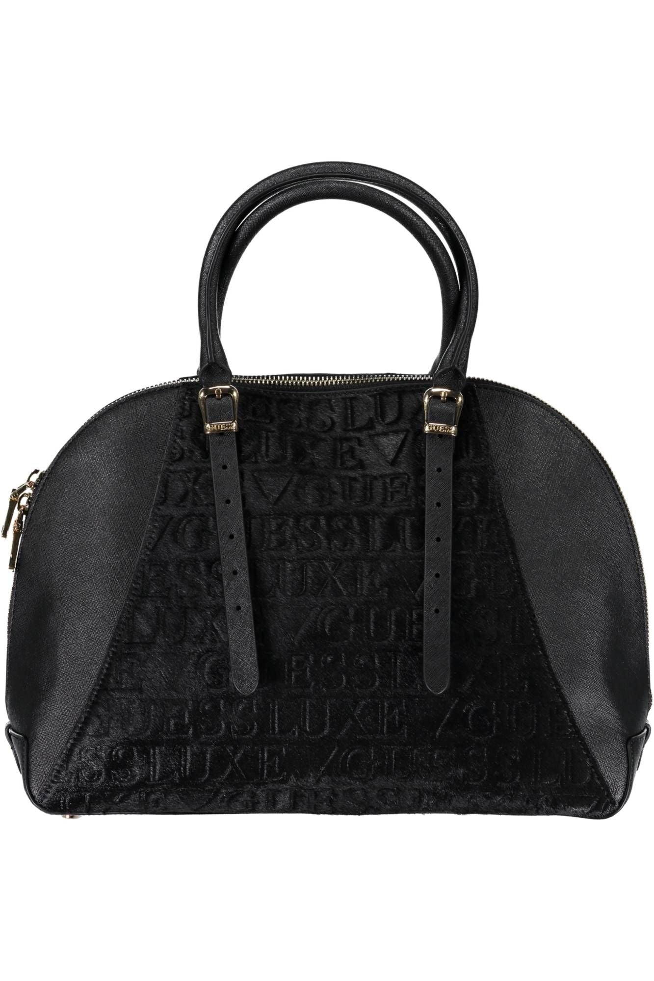 Guess Jeans Black Leather Women Handbag