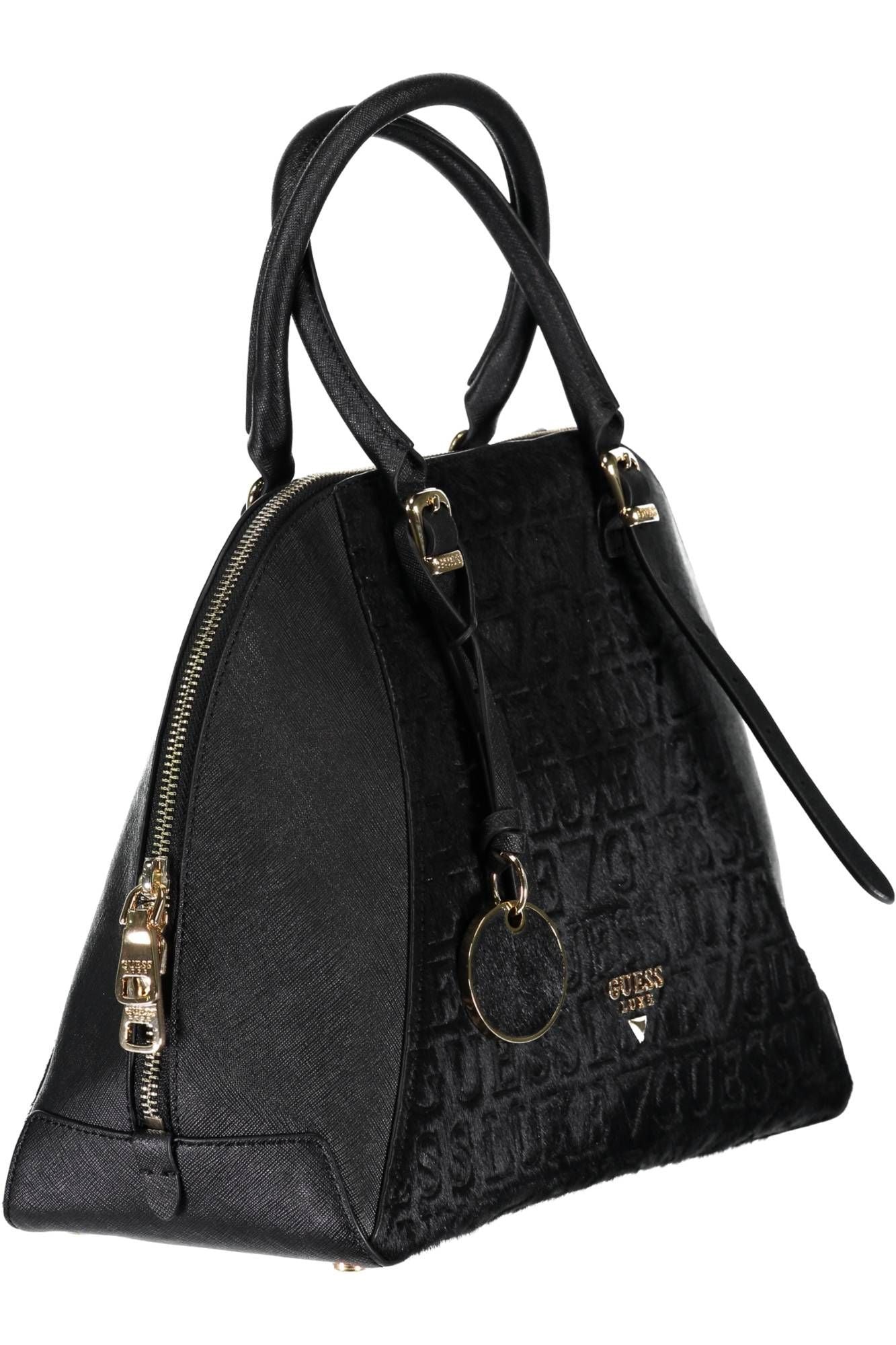 Guess Jeans Black Leather Women Handbag