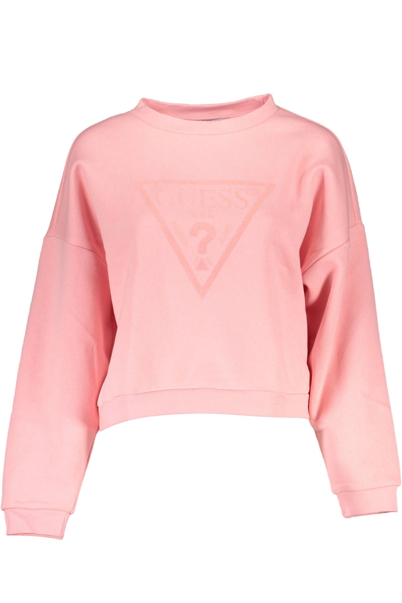 Guess Jeans Pink Cotton Women Sweater