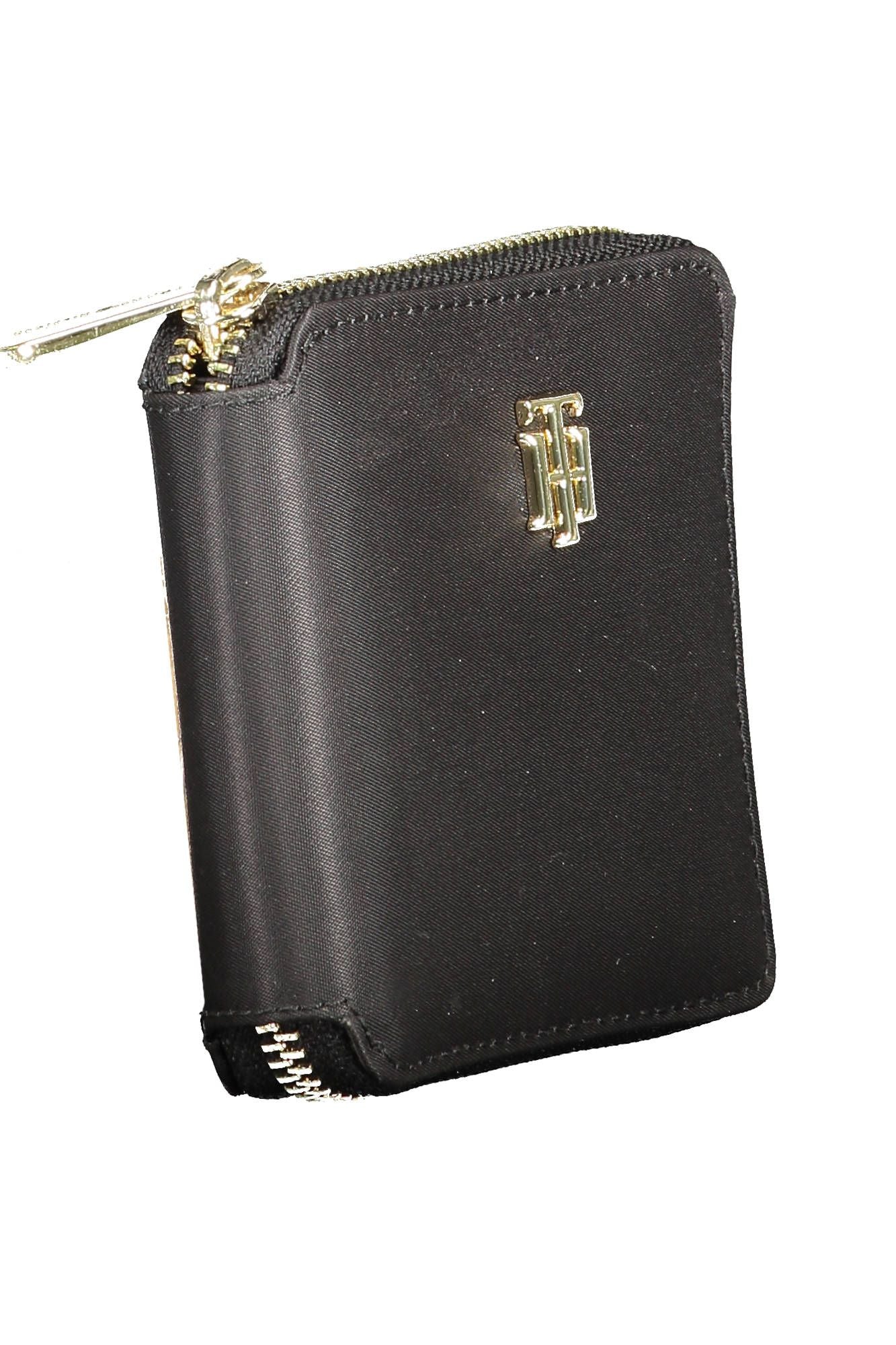 Tommy Hilfiger Black Nylon Women Wallet