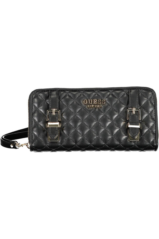 Guess Jeans Black Polyurethane Women Wallet