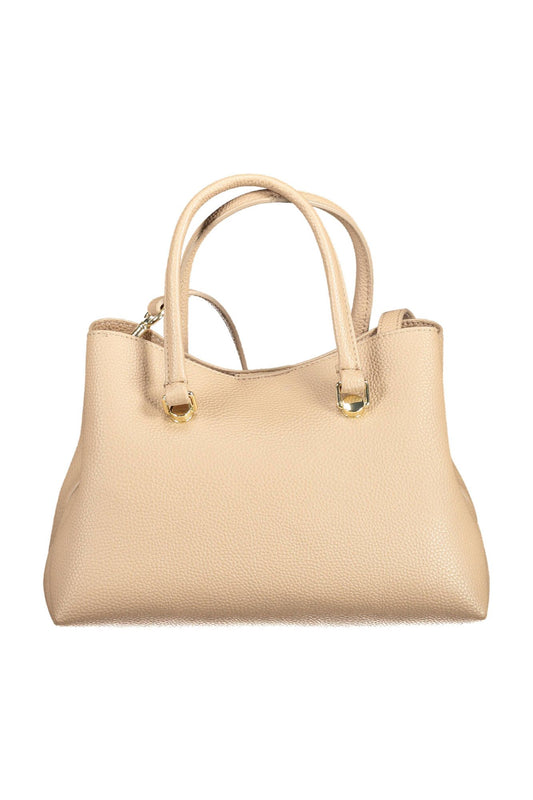 Tommy Hilfiger Beige Polyester Women Handbag