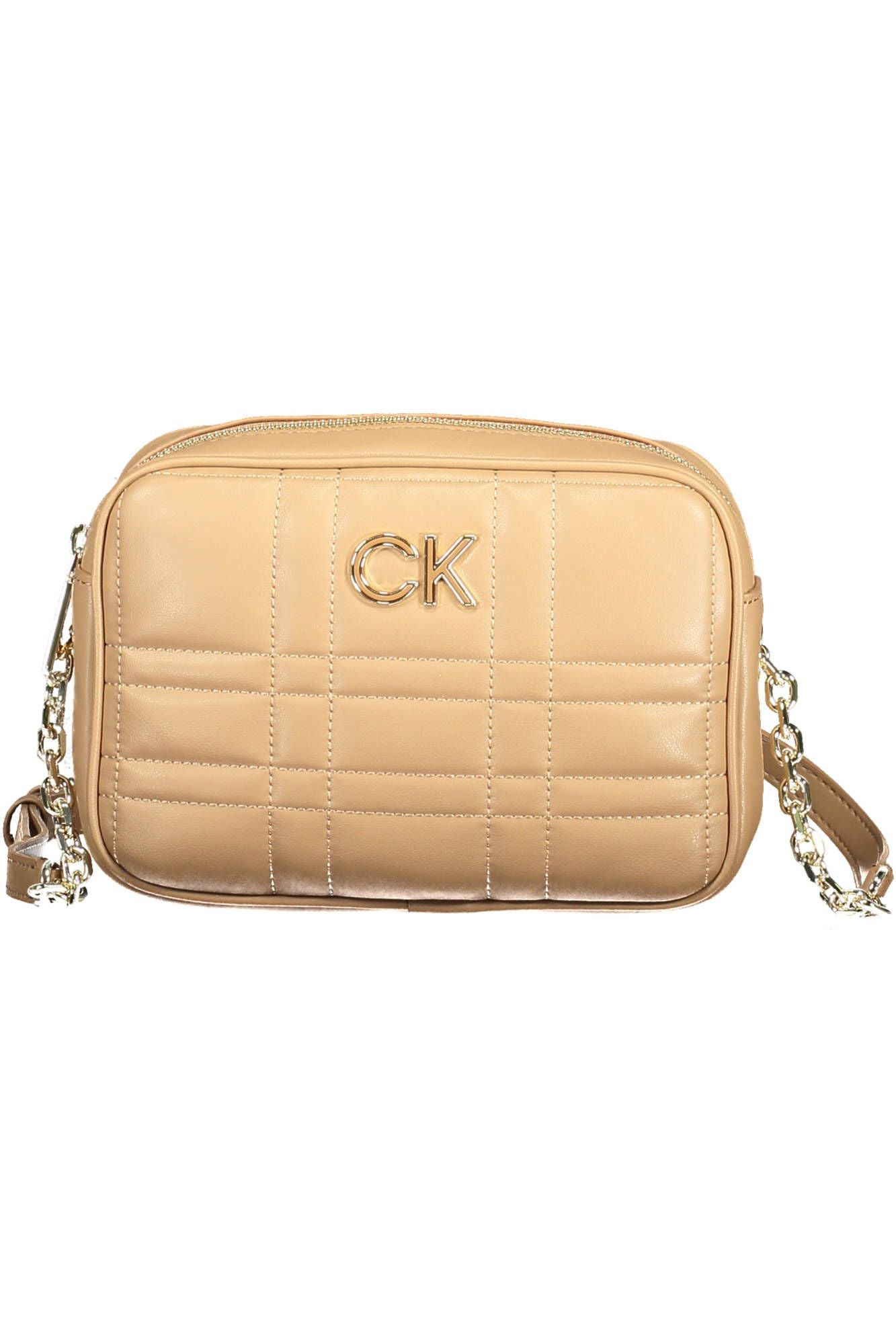 Calvin Klein Beige Polyester Women Handbag