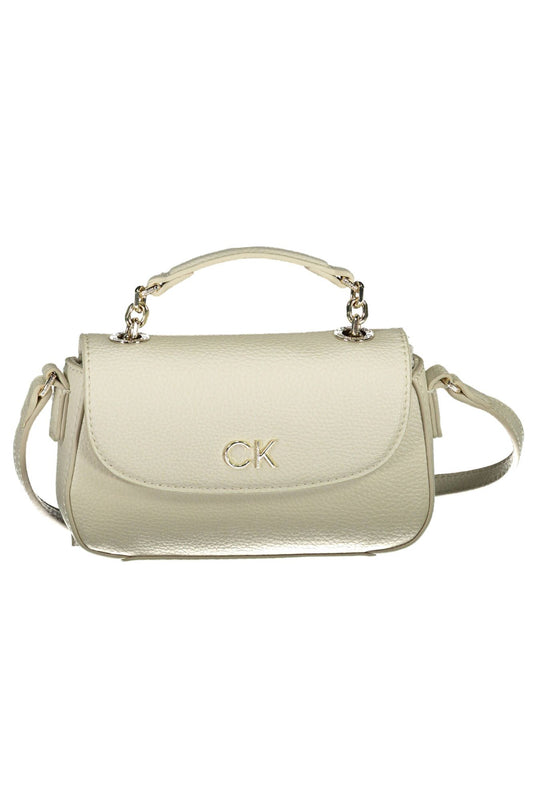 Calvin Klein White Polyester Women Handbag