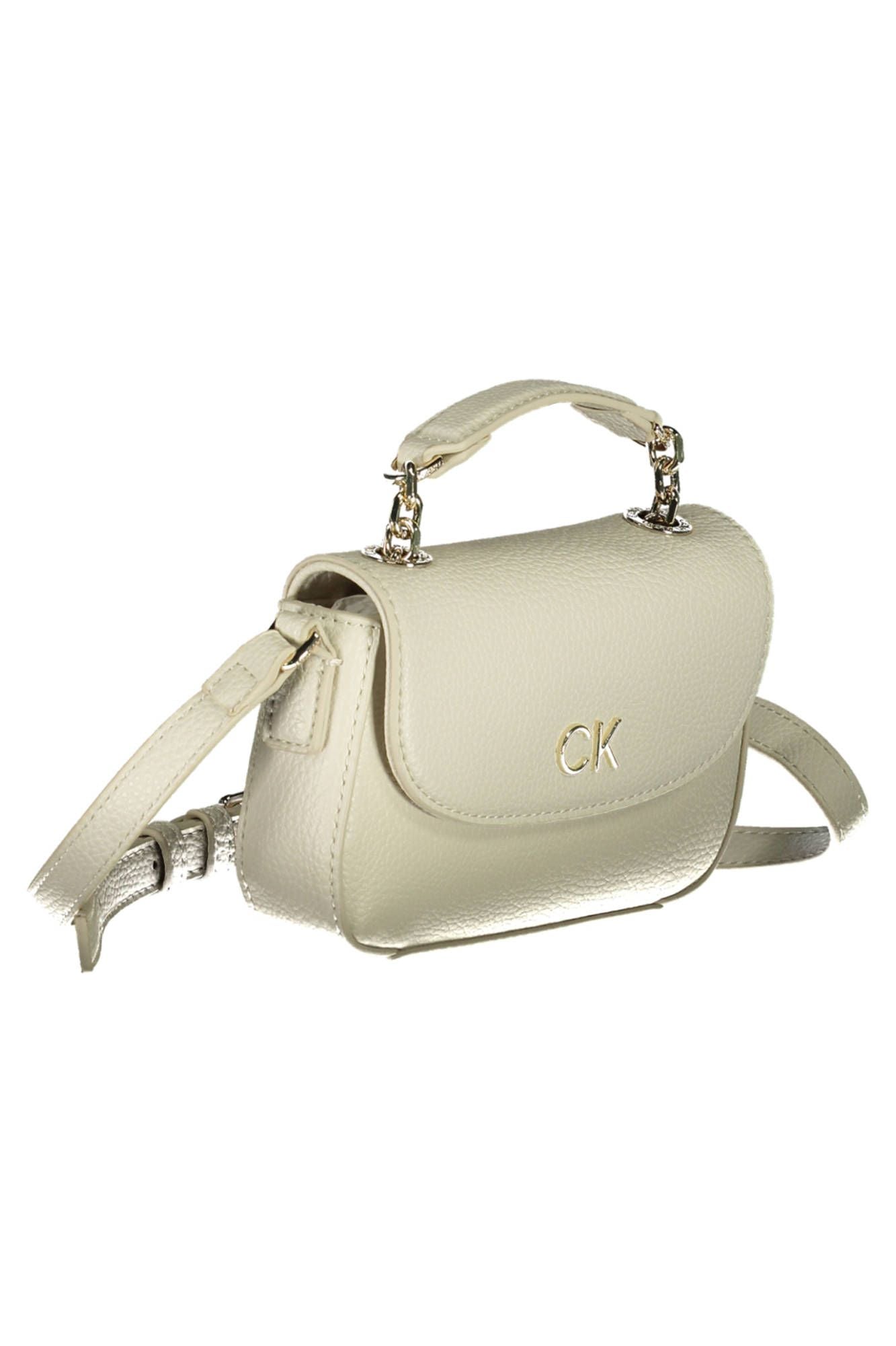 Calvin Klein White Polyester Women Handbag