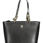 Tommy Hilfiger Black Polyurethane Women Handbag