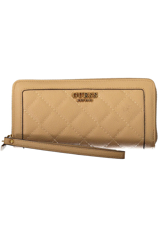 Guess Jeans Beige Polyurethane Women Wallet