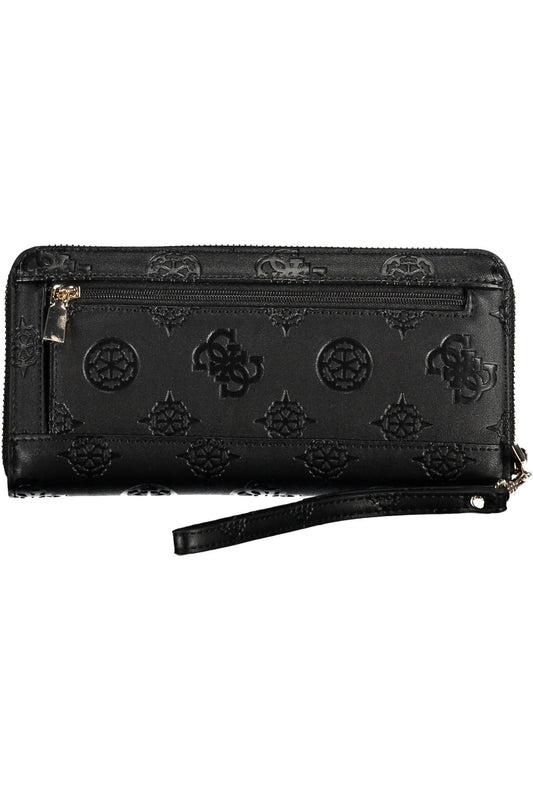 Guess Jeans Black Polyurethane Women Wallet