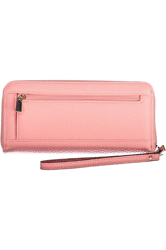 Guess Jeans Pink Polyurethane Women Wallet