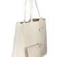 Tommy Hilfiger White Polyurethane Women Handbag