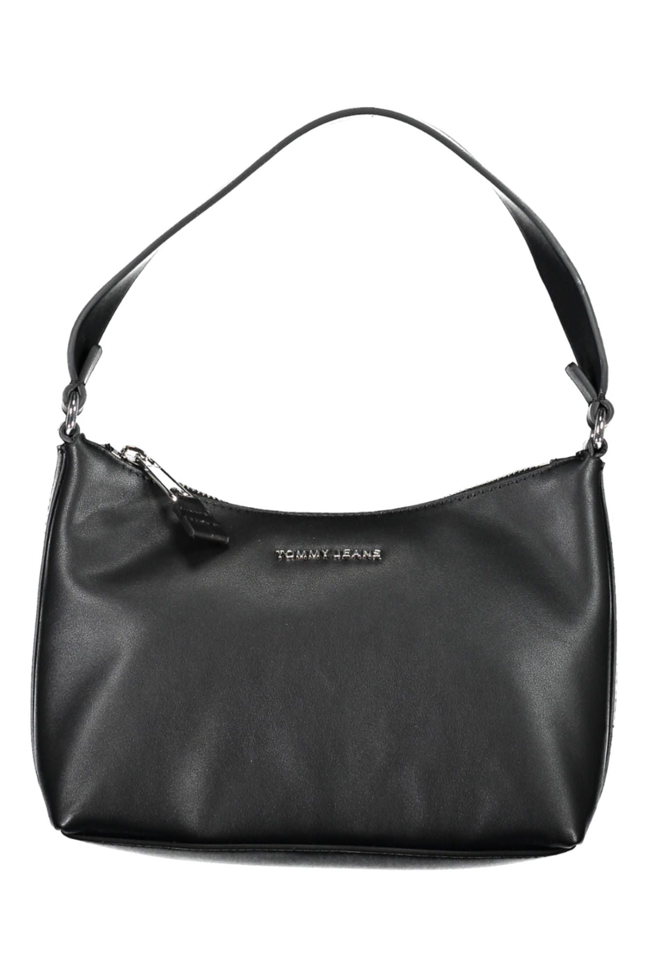 Tommy Hilfiger Black Polyurethane Women Handbag