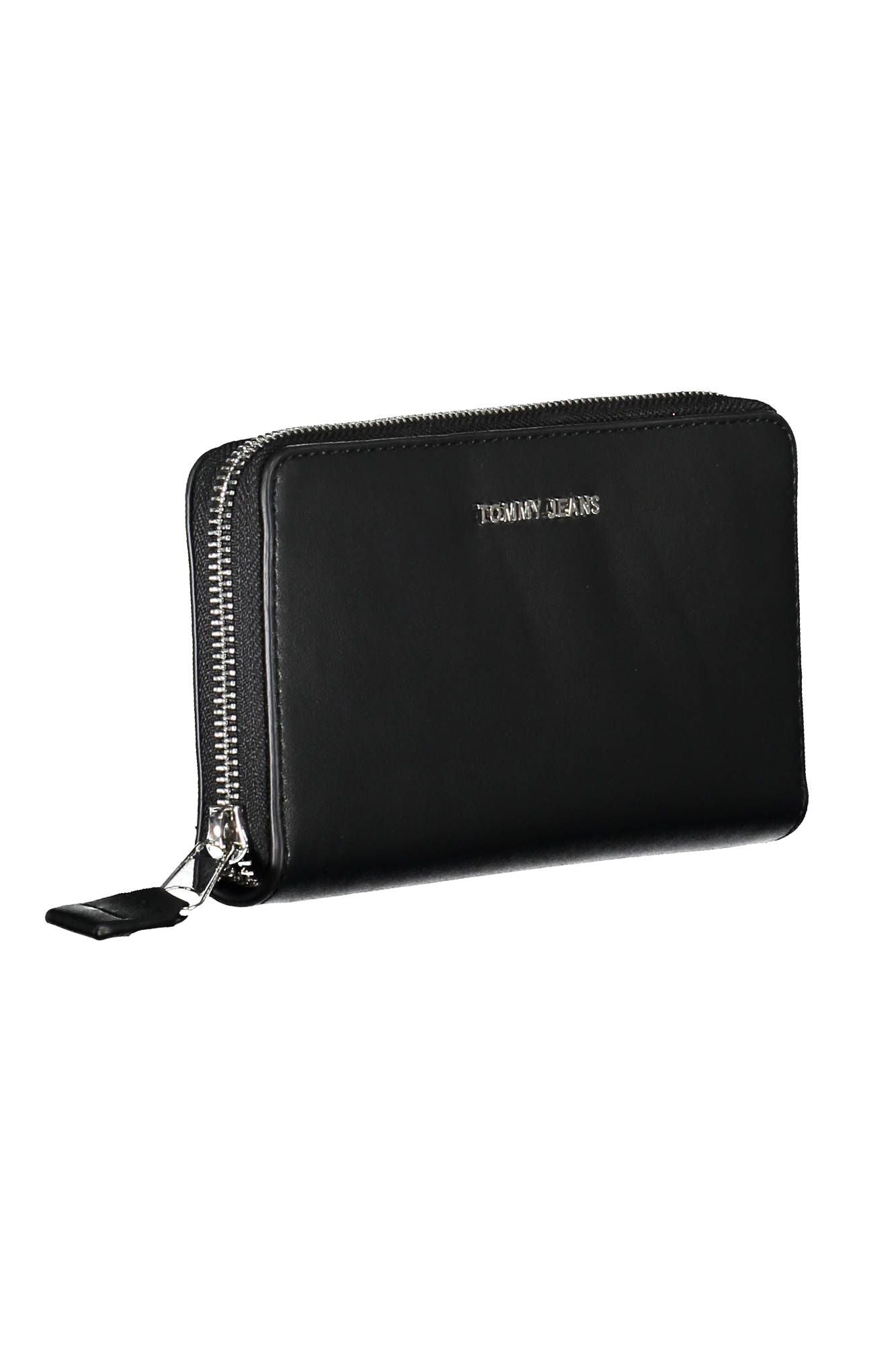 Tommy Hilfiger Black Polyurethane Women Wallet