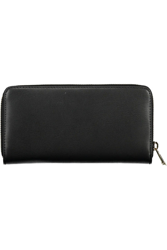 Tommy Hilfiger Black Polyurethane Women Wallet