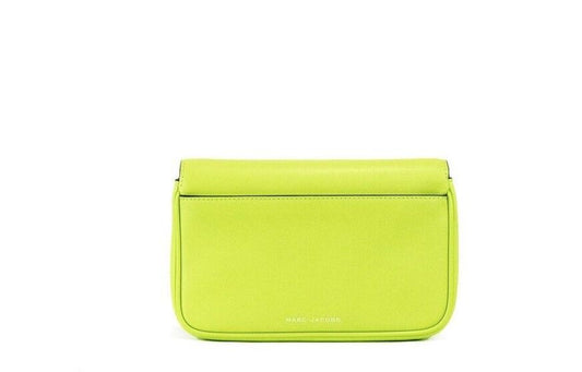 Marc Jacobs The J Marc Green Glow Smooth Leather Shoulder Crossbody Handbag