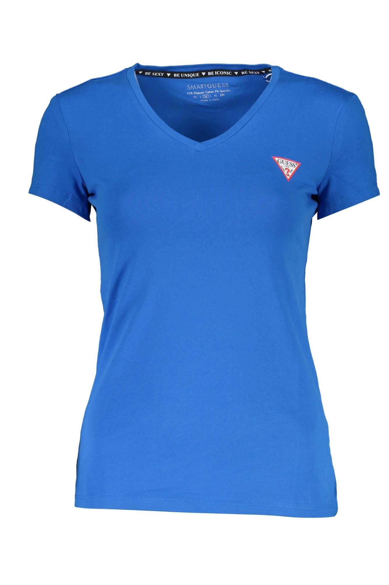 Guess Jeans Blue Cotton Women T-Shirt