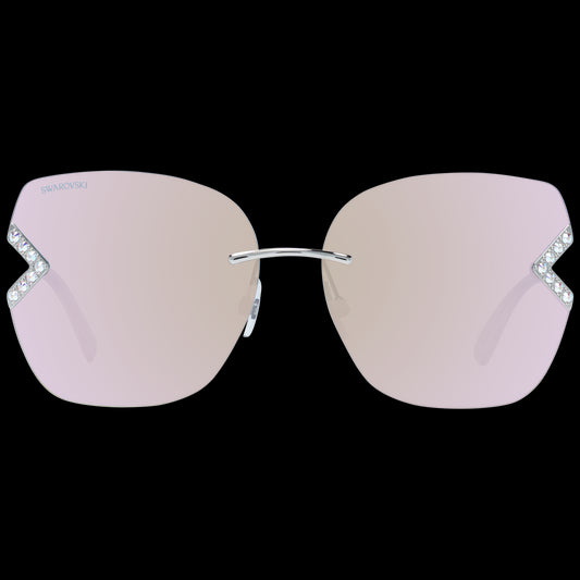 Swarovski Elegant Rose Gold Oval Sunglasses