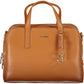 Calvin Klein Brown Polyester Women Handbag