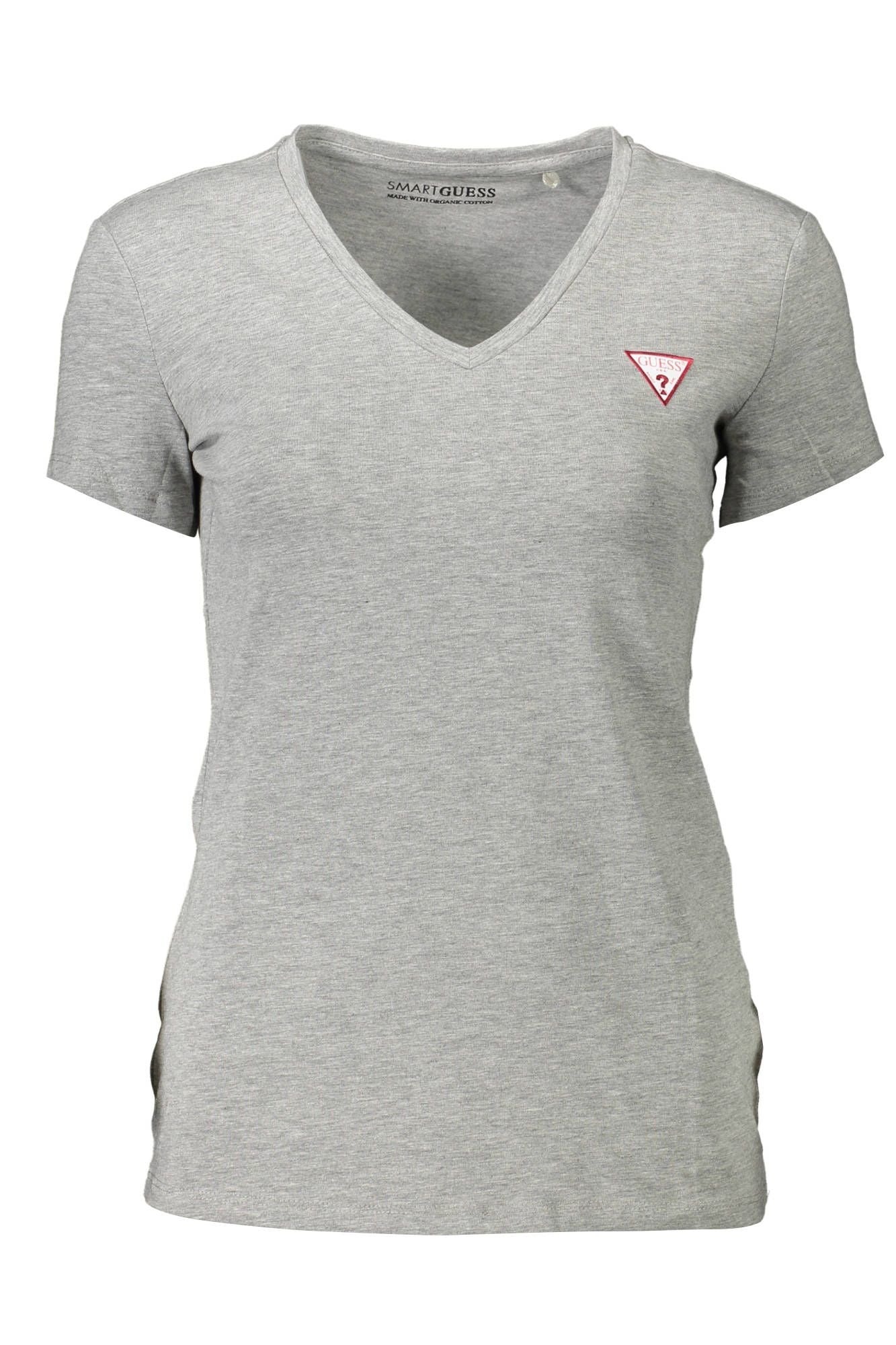 Guess Jeans Gray Cotton Women T-Shirt