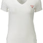 Guess Jeans White Cotton Women T-Shirt