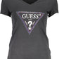 Guess Jeans Black Cotton Women T-Shirt